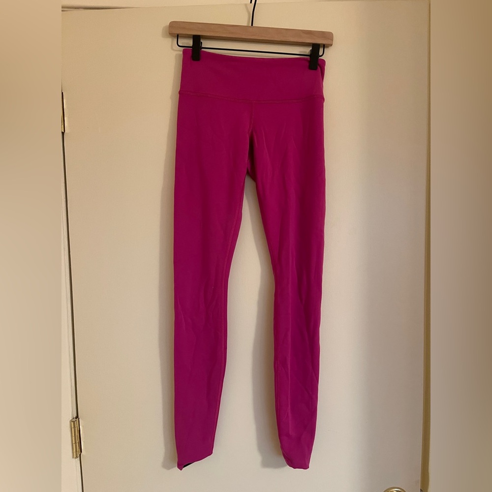 LULULEMON Wunder Under Tight Legging in Pink Dusty Rose Size 4